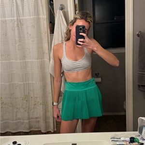 Women’s All in Motion Green Pleated mini skirt